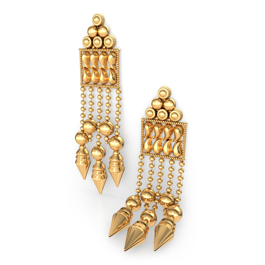 Allure Curves Drop Earrings Allure Curves Drop Earrings