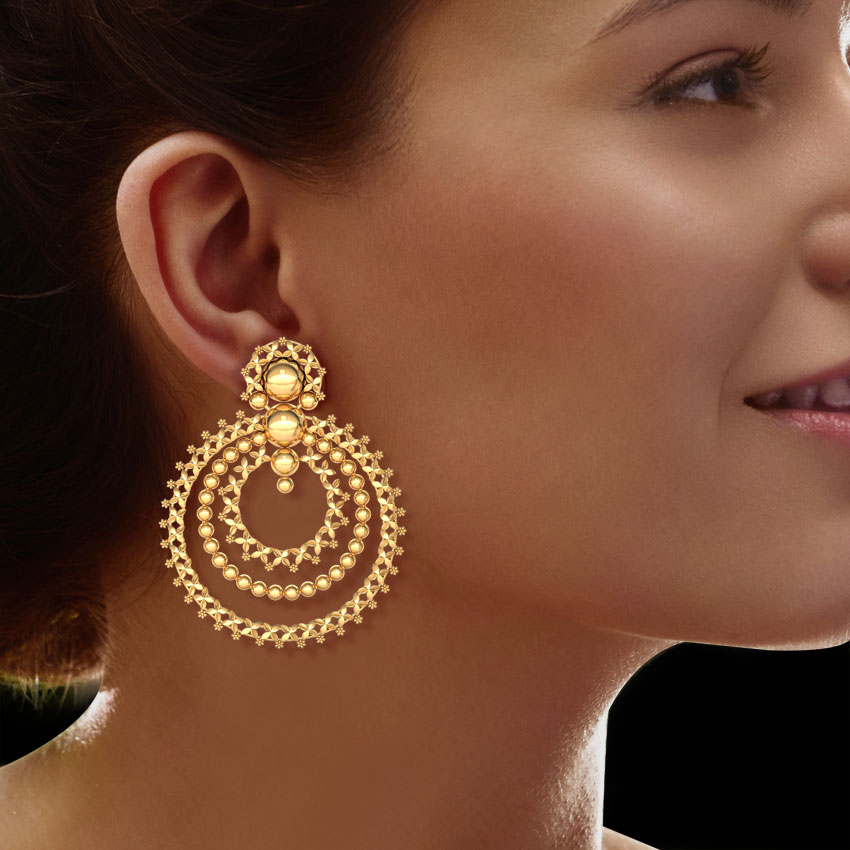 Reesha Gold Chand Bali Reesha Gold Chand Bali