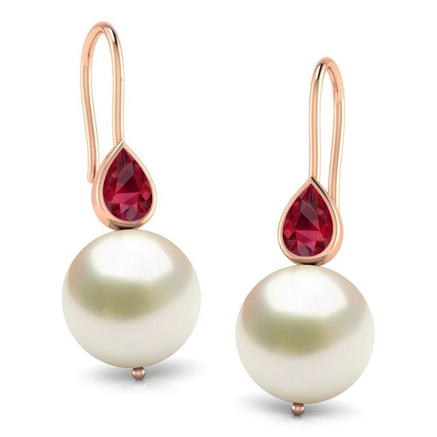Pearl Pear Drop Earrings