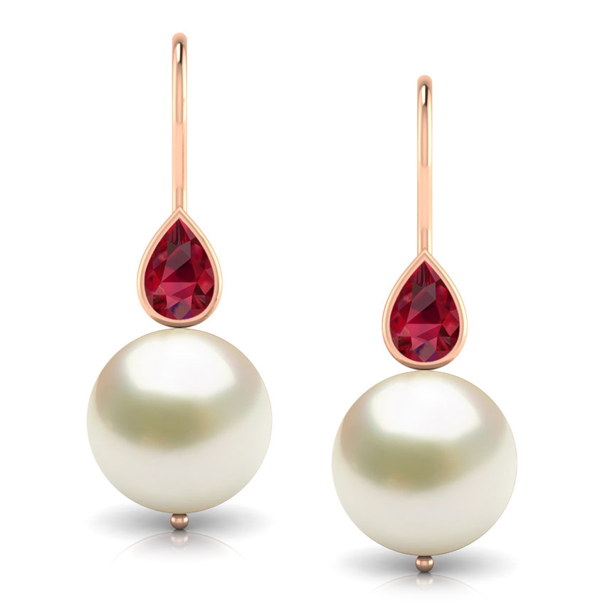 Pearl Pear Drop Earrings