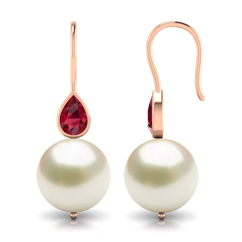 Pearl Pear Drop Earrings