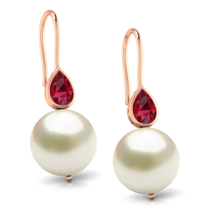 Pearl Pear Drop Earrings