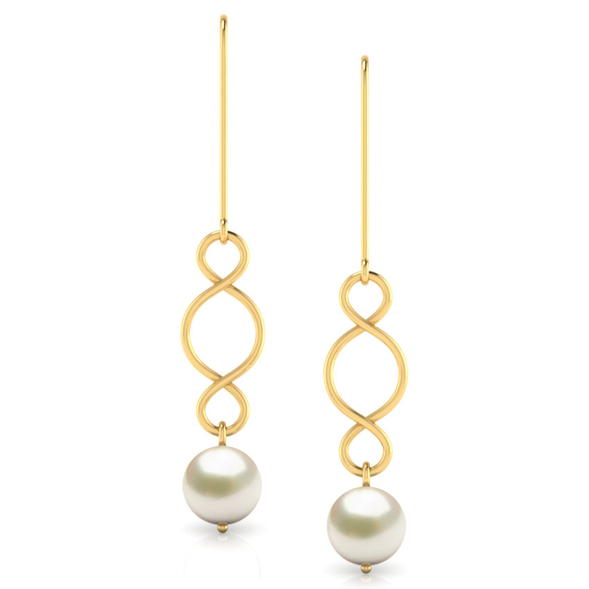 Infinite Loop Drop Earrings
