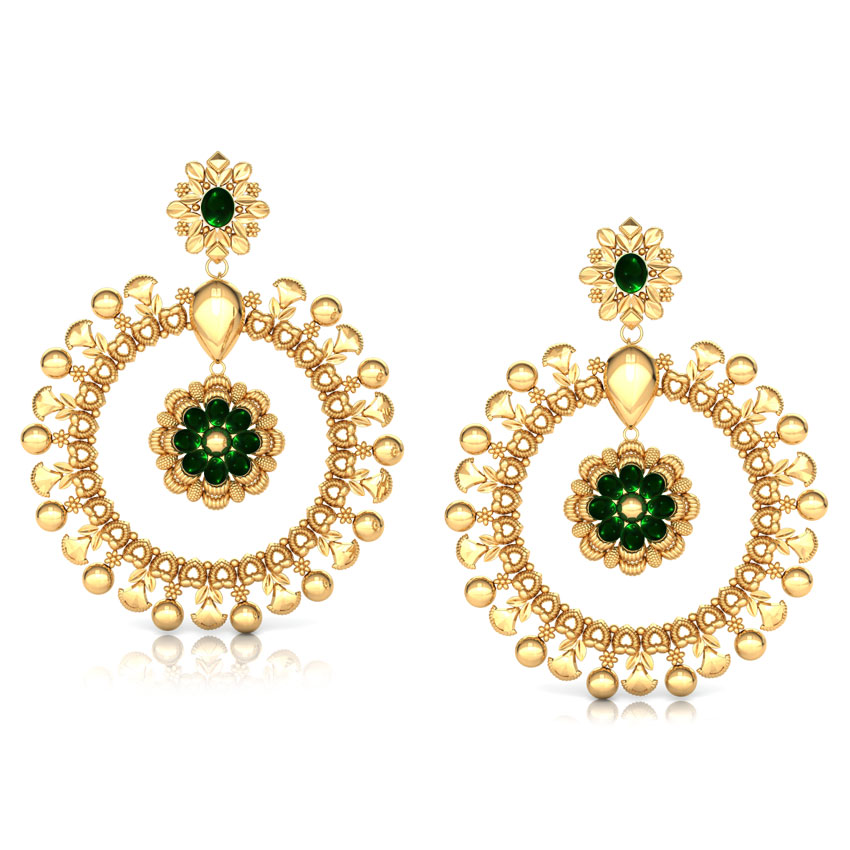 Lavish Beaded Gold Drop Earrings Lavish Beaded Gold Drop Earrings