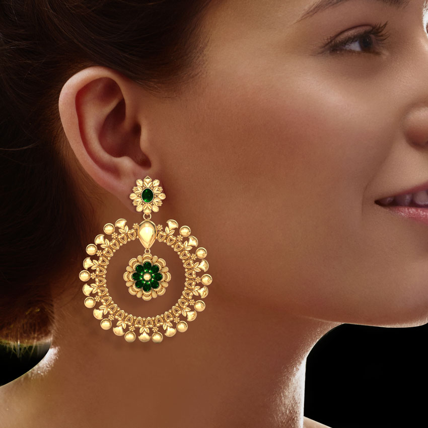 Lavish Beaded Gold Drop Earrings Lavish Beaded Gold Drop Earrings