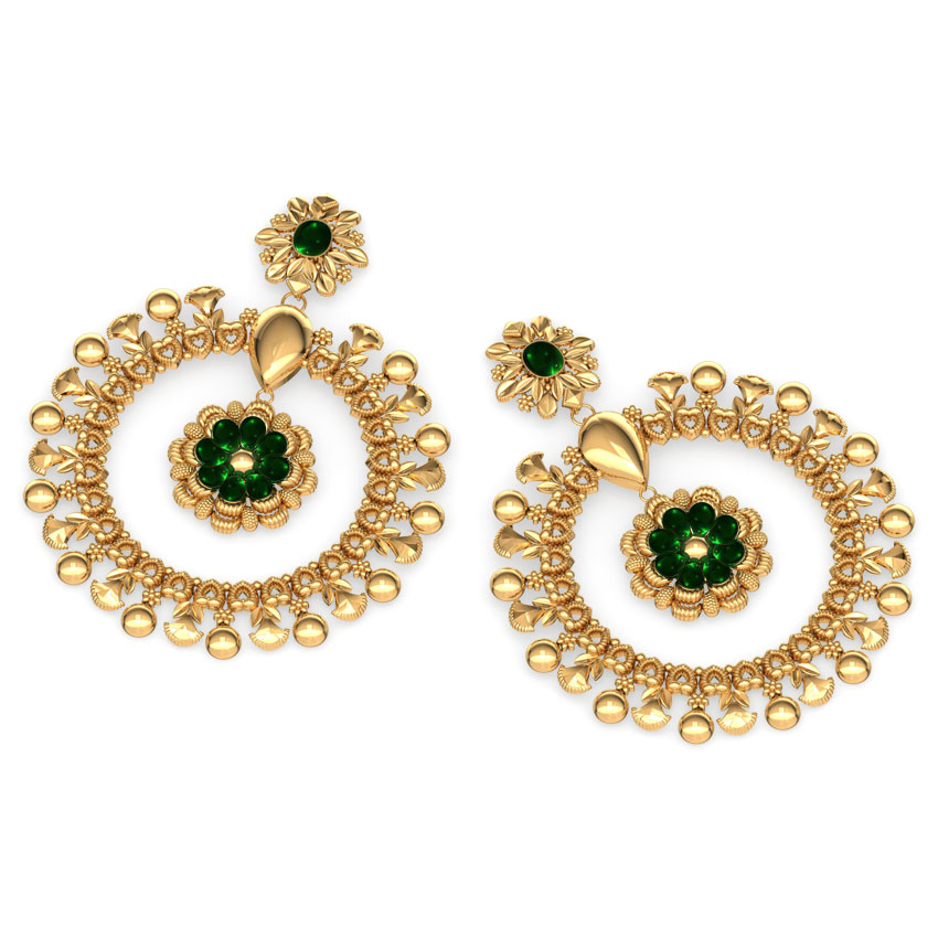 Lavish Beaded Gold Drop Earrings Lavish Beaded Gold Drop Earrings