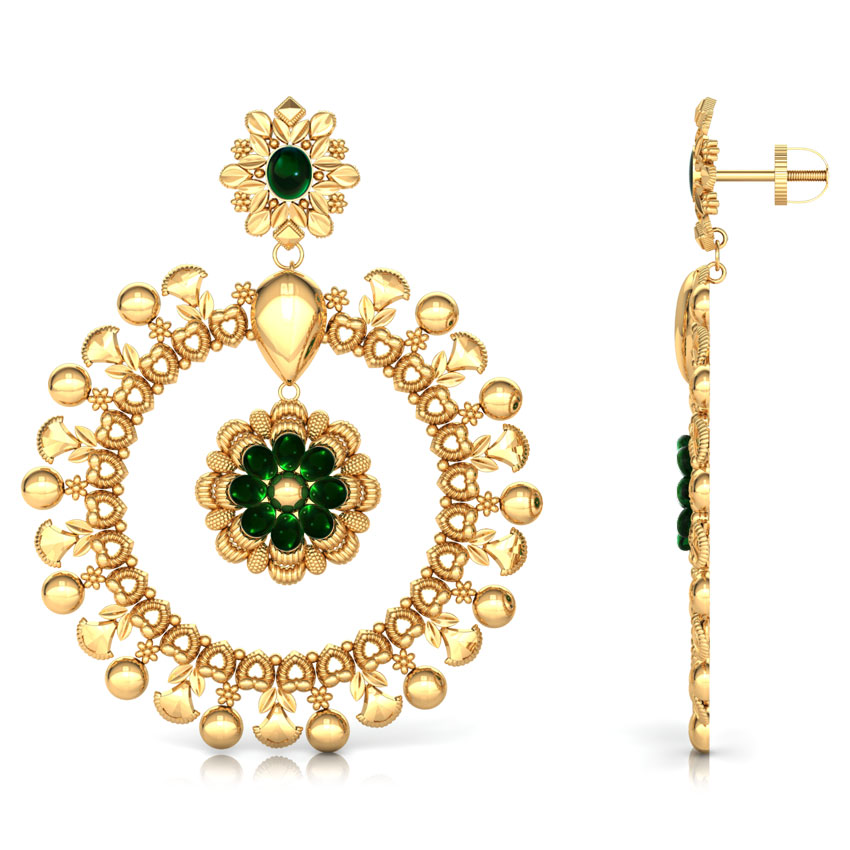 Lavish Beaded Gold Drop Earrings Lavish Beaded Gold Drop Earrings