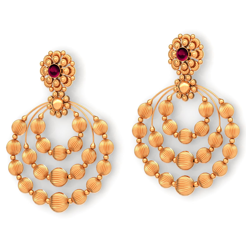 Risha Gold Chand Bali Risha Gold Chand Bali
