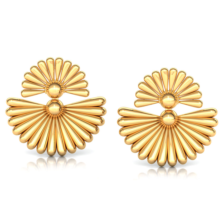 Duo Floral Stud Earrings