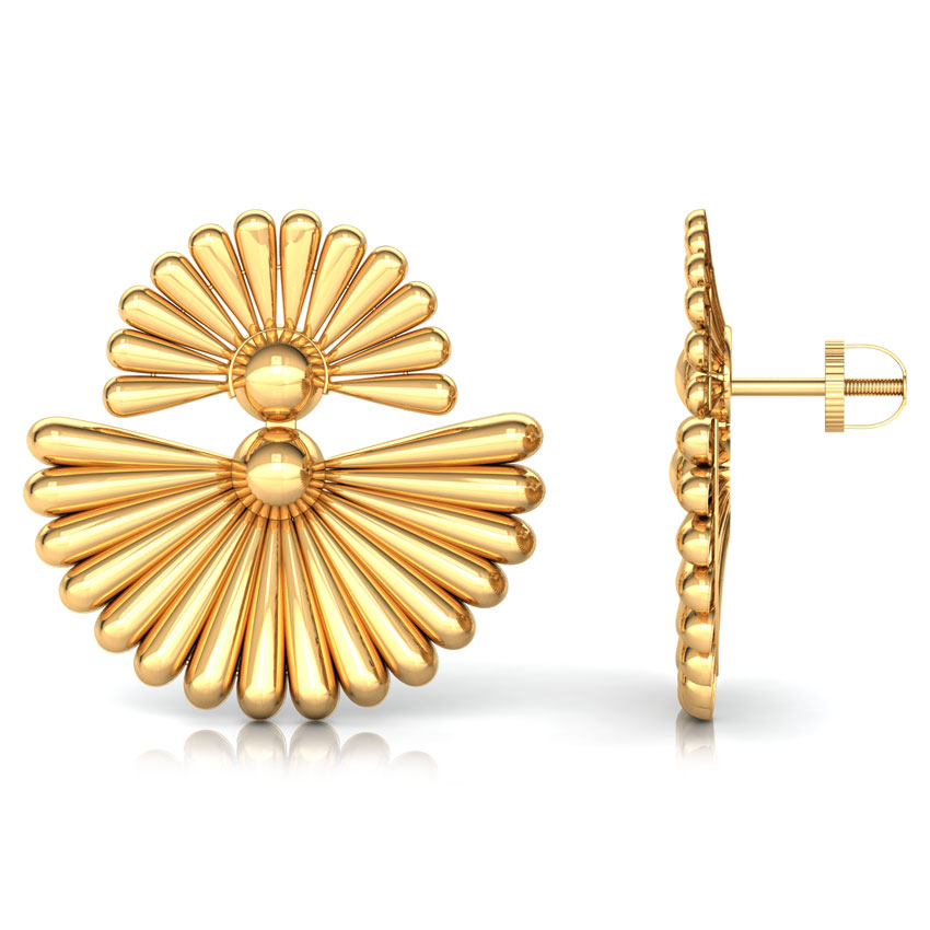 Duo Floral Stud Earrings