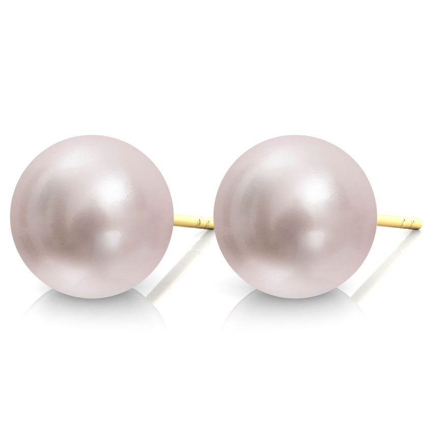 Golden South Sea Pearl Stud Earrings