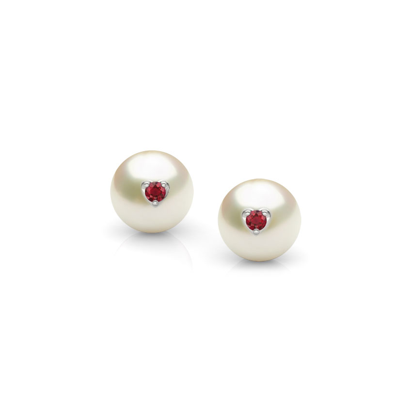 Pearl Love Stud Earrings Pearl Love Stud Earrings