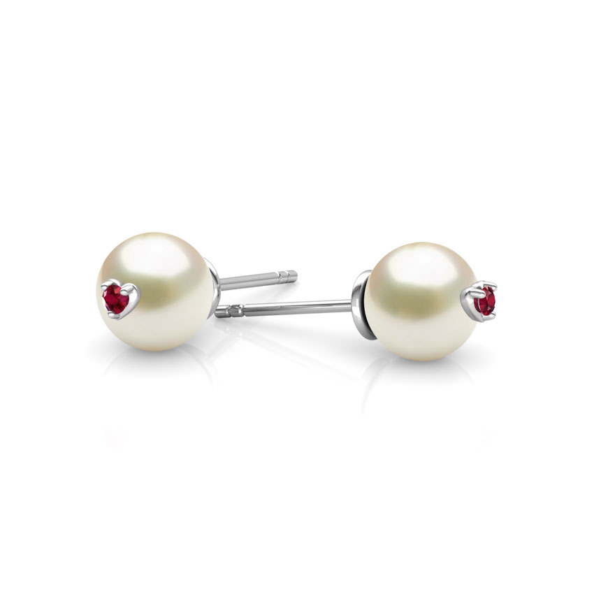 Pearl Love Stud Earrings Pearl Love Stud Earrings