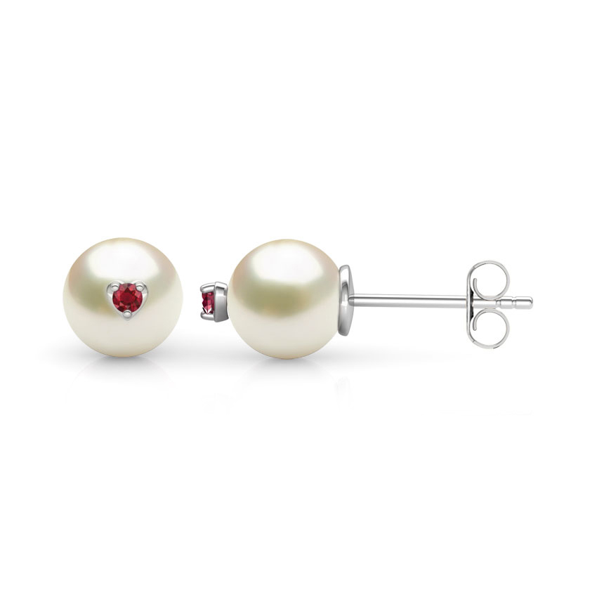 Pearl Love Stud Earrings Pearl Love Stud Earrings