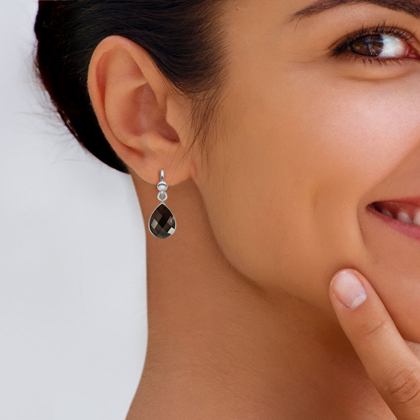 Classic Onyx Gemstone Drop Earrings Classic Onyx Gemstone Drop Earrings