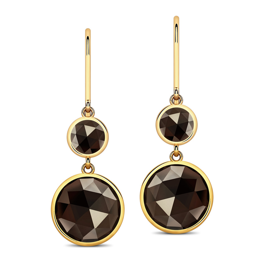 Serie Smoky Drop Earrings