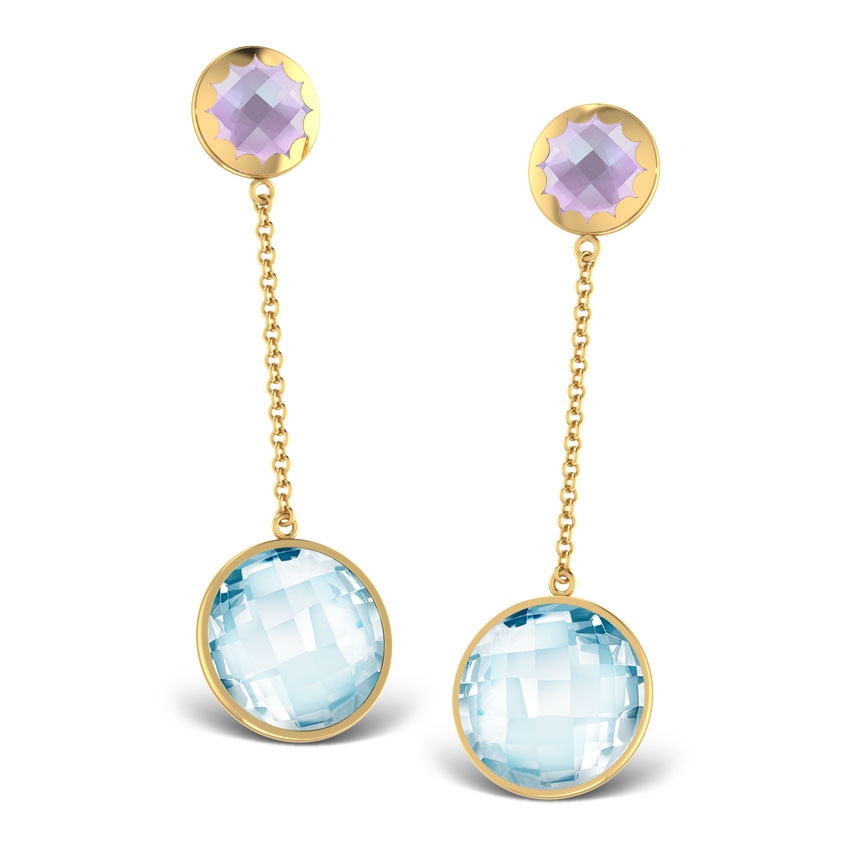Grace Orb Drop Earrings