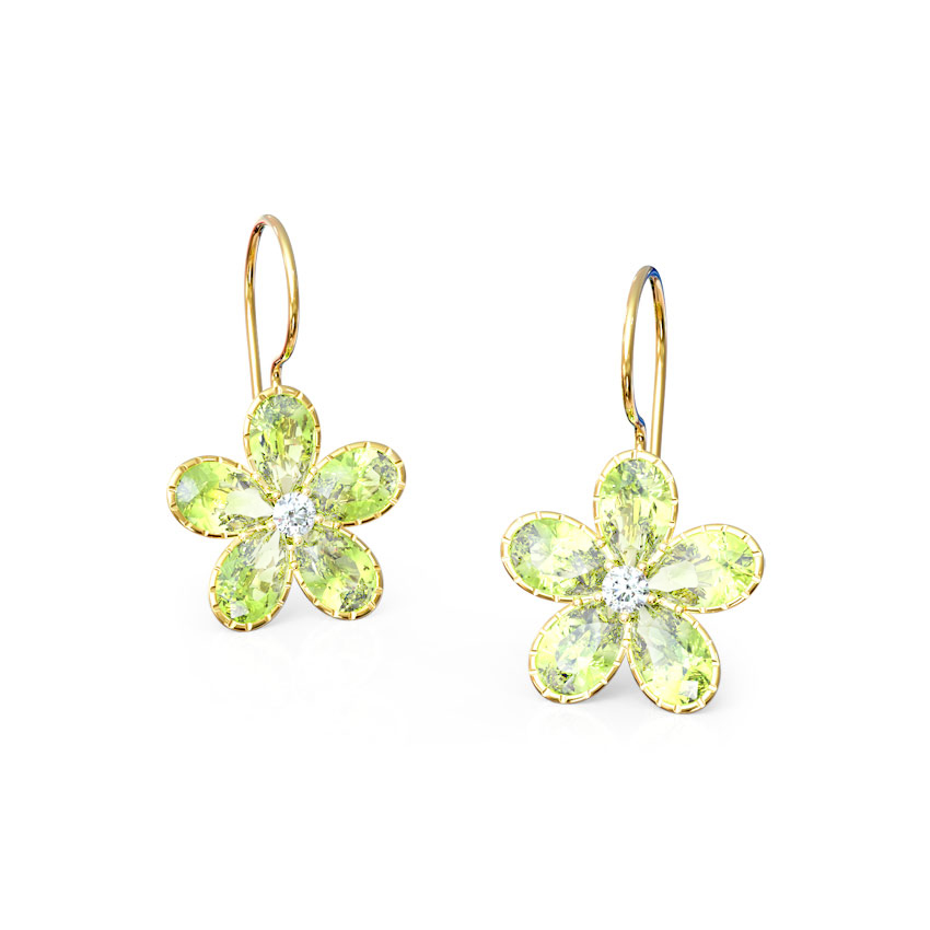 Green Crush Drop Earrings