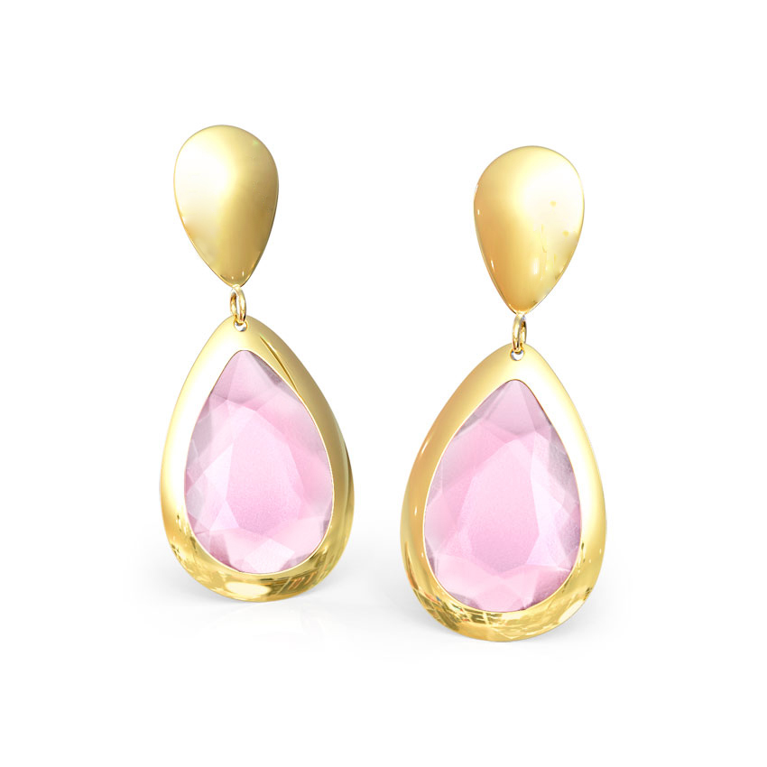 Jade Pear Drop Earrings