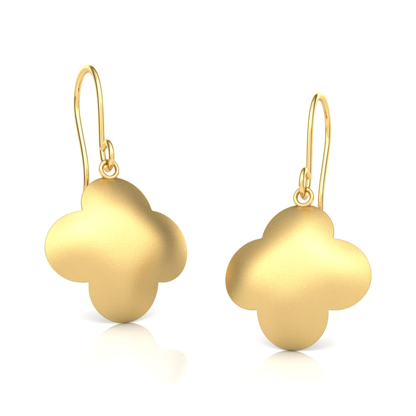 Keya Floret Gold Drop Earrings
