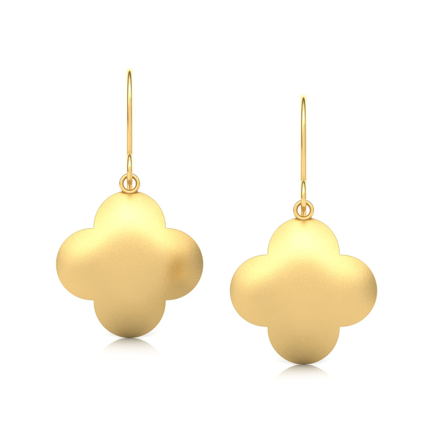 Keya Floret Gold Drop Earrings