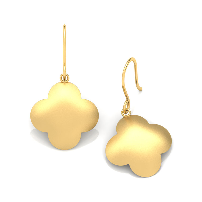 Keya Floret Gold Drop Earrings