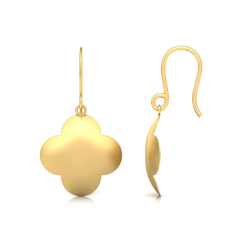 Keya Floret Gold Drop Earrings