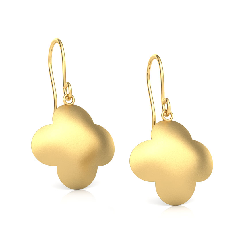 Keya Floret Gold Drop Earrings