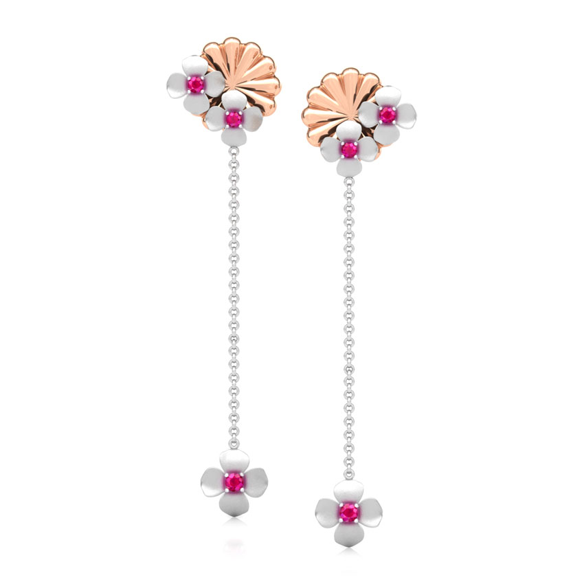 Trisha Floral Drop Earrings