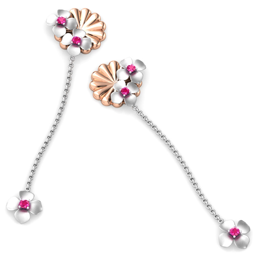 Trisha Floral Drop Earrings