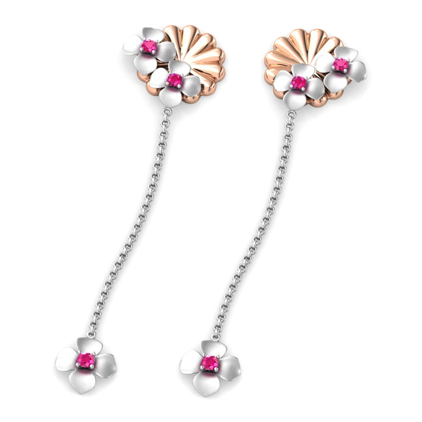 Trisha Floral Drop Earrings