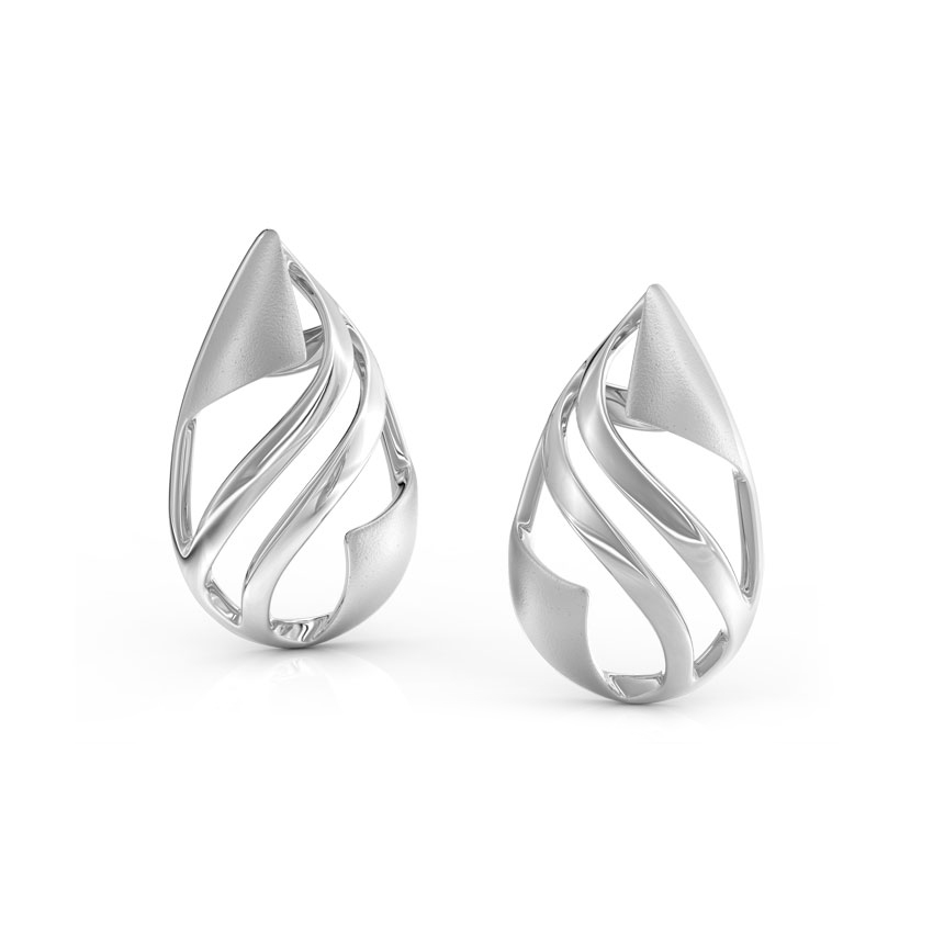 Enfold Pear Stud Earrings