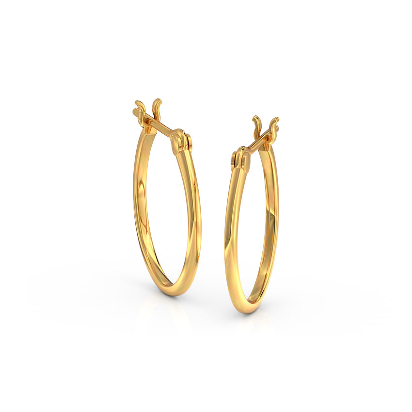 Sleek Hoop Earrings