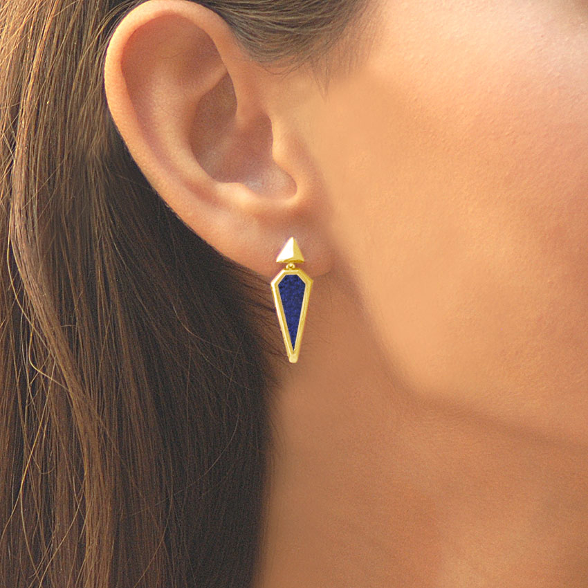 We Lapis Drop Earrings We Lapis Drop Earrings