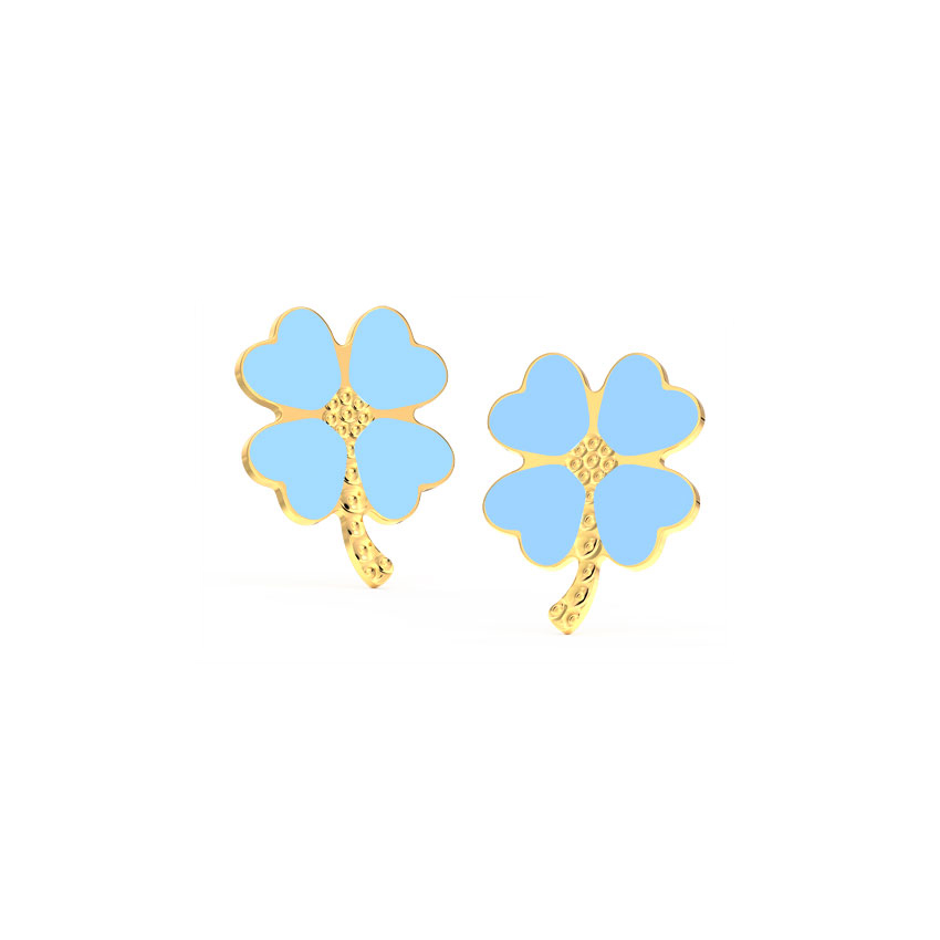 Lucky Clover Stud Earrings