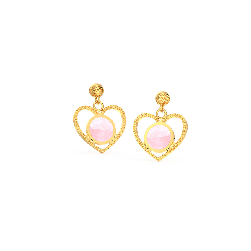 Love Mother of Pearl Drop Earrings