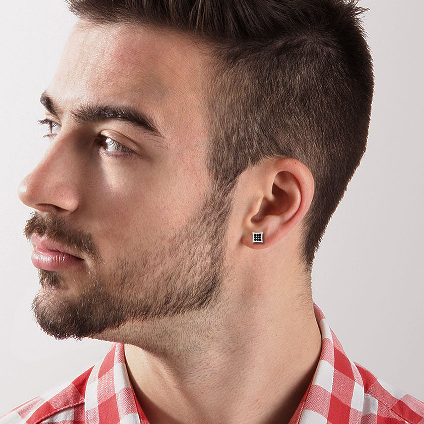 Omar Gemstone Stud for Men