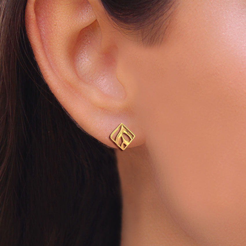 Swerve Quad Stud Earrings