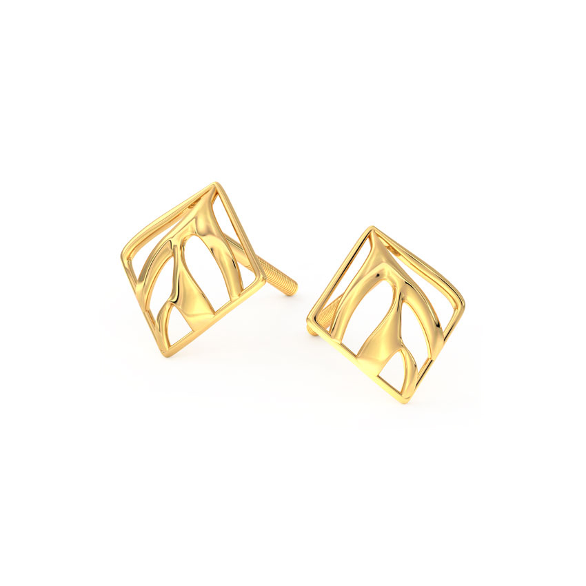 Swerve Quad Stud Earrings