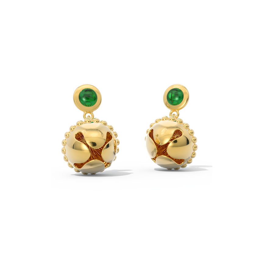 Shovana Gold Drop Earrings