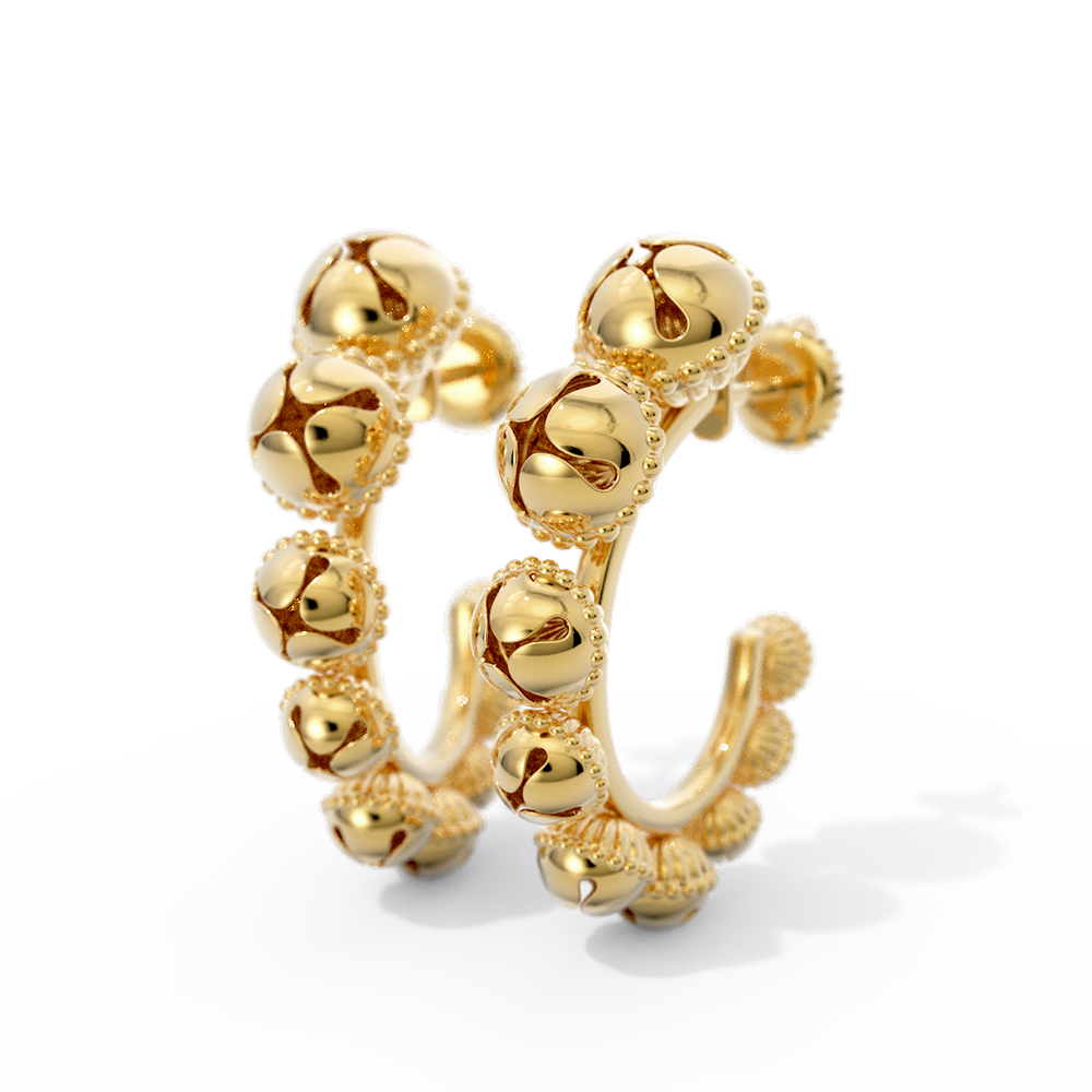 Kanak Gold Hoop Earrings
