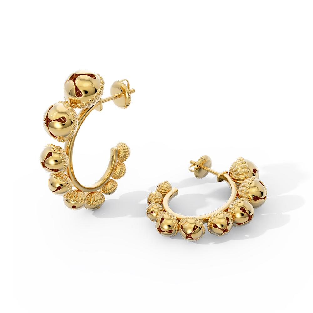 Kanak Gold Hoop Earrings