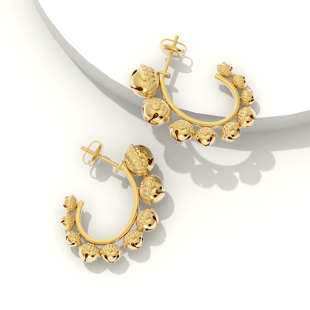 Kanak Gold Hoop Earrings