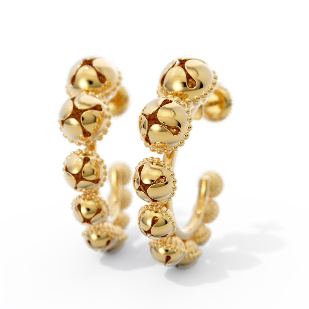 Kanak Gold Hoop Earrings