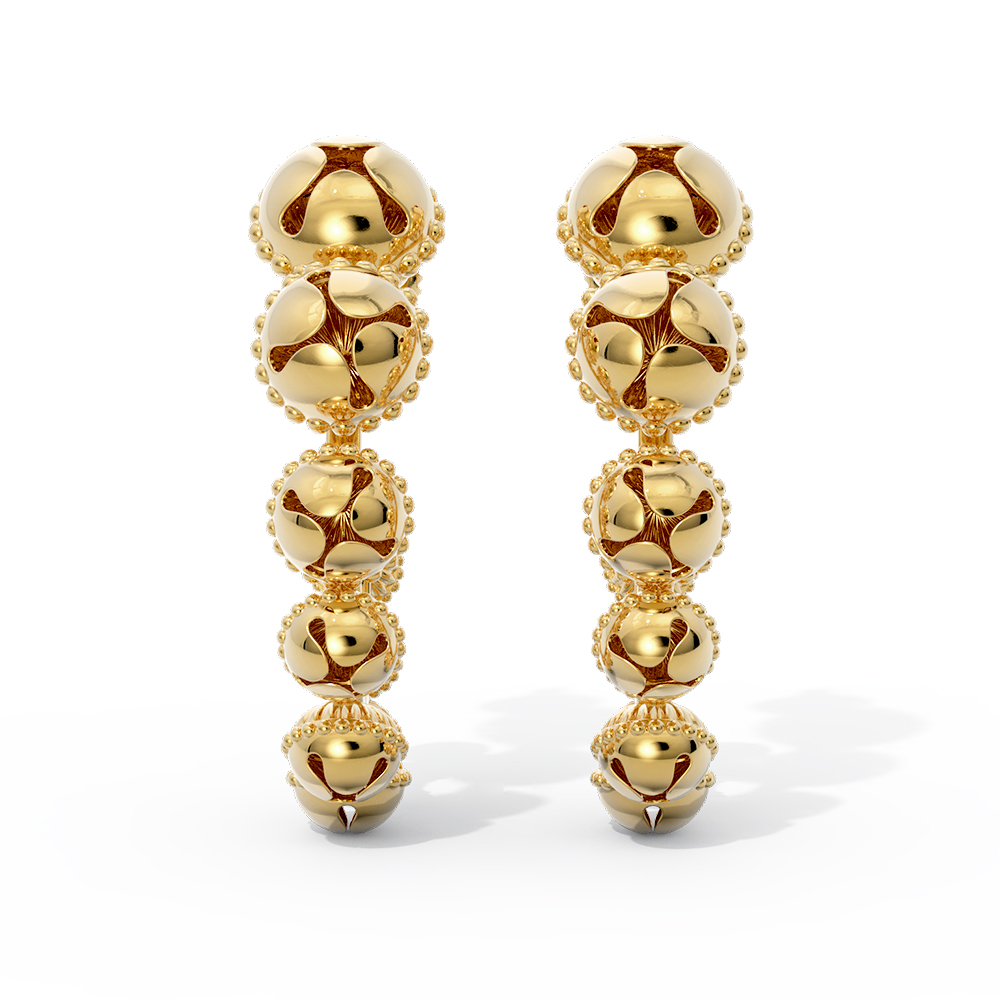 Kanak Gold Hoop Earrings