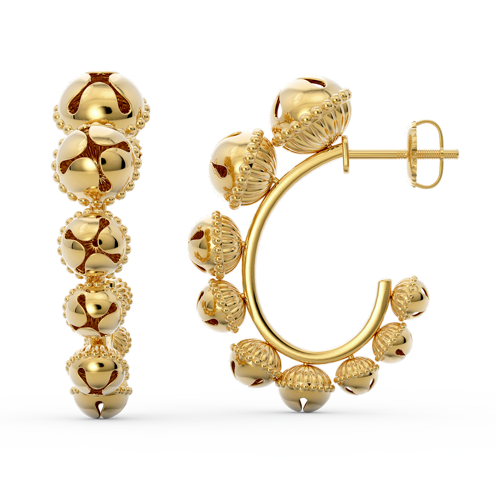 Kanak Gold Hoop Earrings