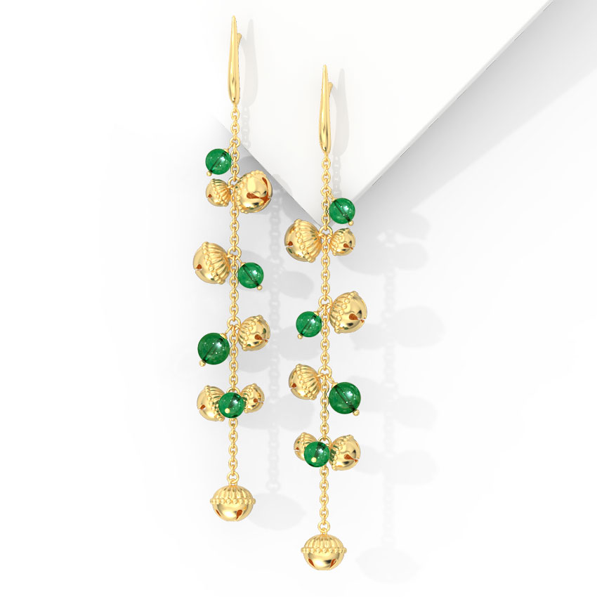 Viji Gold Drop Earrings