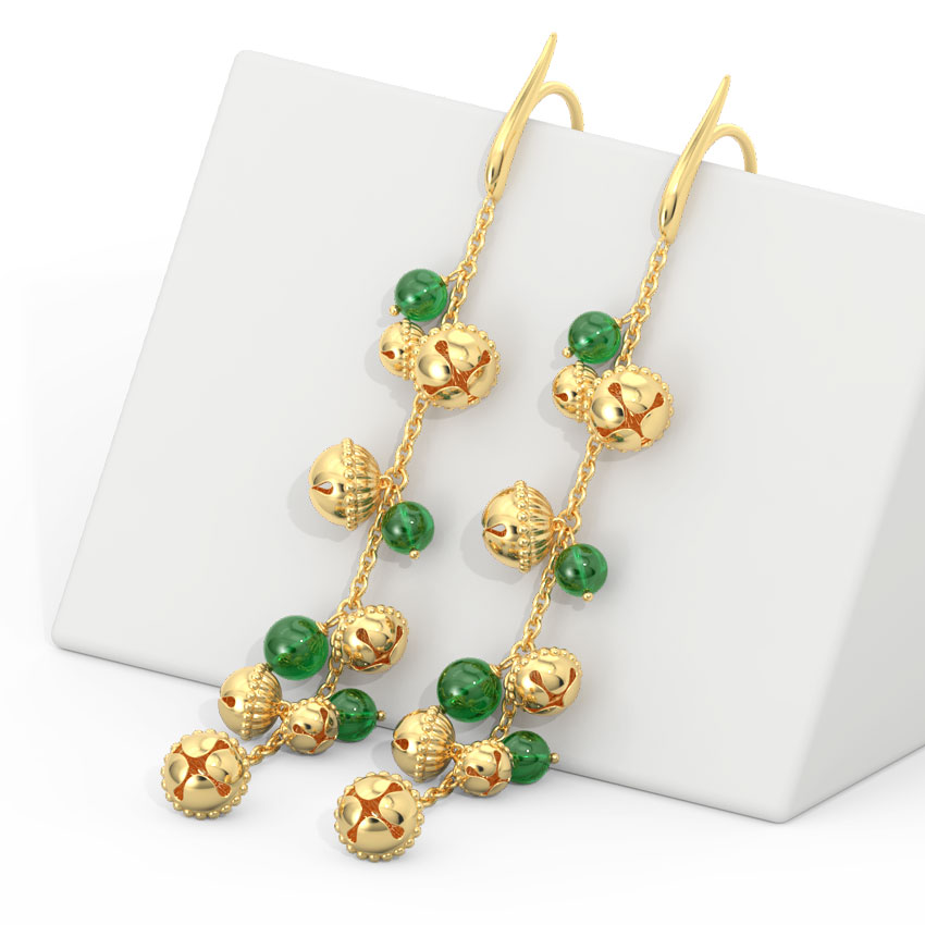 Viji Gold Drop Earrings