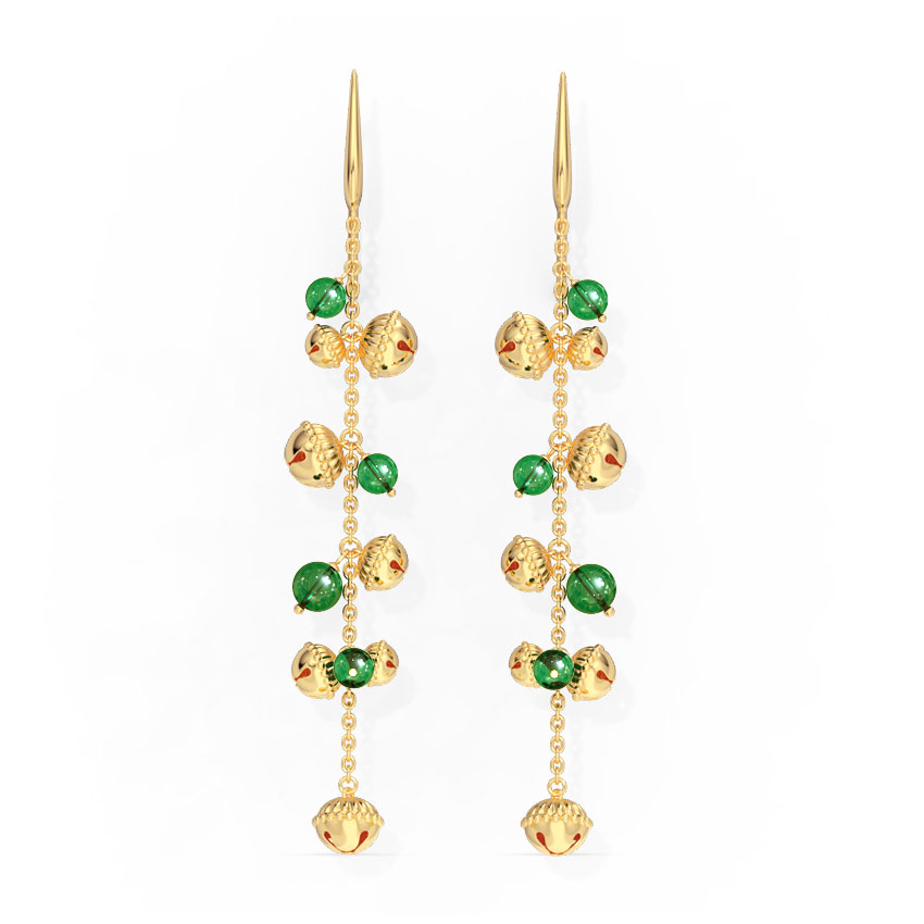 Viji Gold Drop Earrings