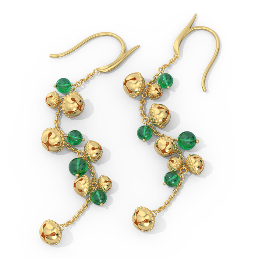 Viji Gold Drop Earrings